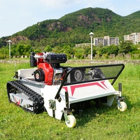 Livraison Gratuite Robot Tondeuse à Gazon Intelligent Télécommandé Mini à Essence 4 Temps Sans Fil Professionnel de Qualité Industrielle Zéro Décalage