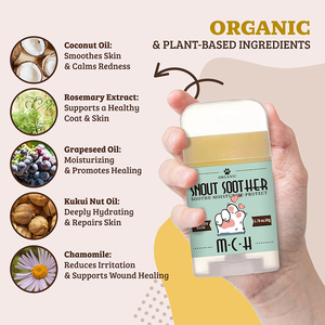 Xichi Dog Company Luxury Dog Nose Balm Stick Organic <strong>Snout</strong> <strong>Soother</strong> for Dry Crusty Noses Trial Size - Product Image 3