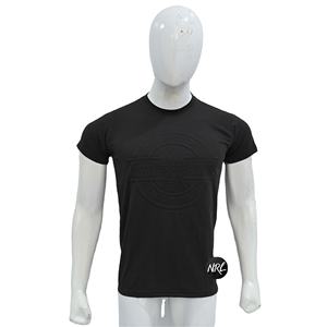 Camiseta extragrande ligera personalizada para hombre de alta calidad 100% algodón transpirable en relieve Unisex Regular Fit cuello redondo - Product Image 1