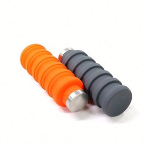 Eco Friendly Bpa Free Portable Travelling Folding Collapsible Silicone Drink Bottles With Logo - Product Image 4