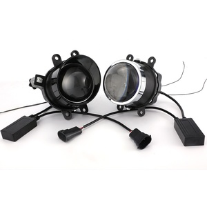 Lámpara Antiniebla LED Tricolor GPNE F9X de 3 Pulgadas, Enchufe H11, Lente Azul HD, Proyector Universal para Automóviles - Product Image 6