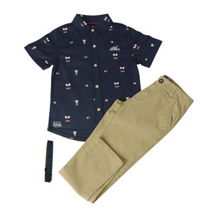 Ensemble de vêtements pour garçons, vêtements pour enfants, chemise pour garçon, pantalon pour garçon, vêtements de qualité - Product Image 1