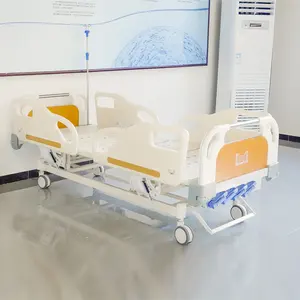 ABS Hand-operated Sickbed Four-handle Multifunction Sickbed Paralyzed Patient's Home Bed