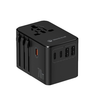 Wontravel GaN 70W PD Fast Charging <b>USB</b> Worldwide Charger Travel <b>Plug</b> <b>Adapter</b> Universal Adaptor for Travel - Product Image 1