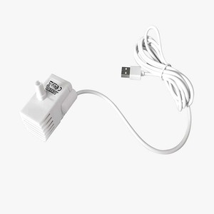 Bomba de agua sumergible de CC para fuente de agua para mascotas, alimentada por USB, modelo de escritorio de plástico blanco JN 1020 - Product Image 3