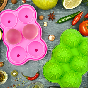 Easy Release Food Grade Silicone Ice <b>Cream</b> Sticks <b>Maker</b> with 7 Holes Tray Molds and Lid - Product Image 2
