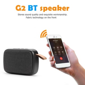 Hot Vải Parlantes Bocina Bluetooth Loa G2 <span class=keywords><strong>Mini</strong></span> Xách Tay Âm Nhạc Âm Thanh Hộp Đầy Màu Sắc Vải Bìa Bề Mặt <span class=keywords><strong>Mini</strong></span> Loa - Product Image 2