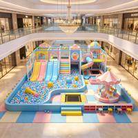 Aire de jeux intérieure complète pour enfants, équipement de jeux pour zone de jeux et centre de divertissement