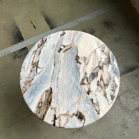 Guanmay Mobilier design moderne personnalisé Table en marbre Table d'appoint de lit de haute qualité
