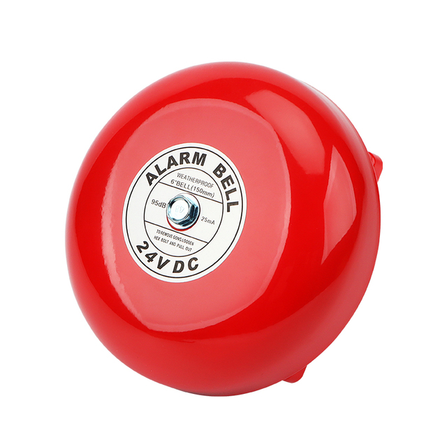 Electric Fire Alarm Bell 6 Inch 24V DC