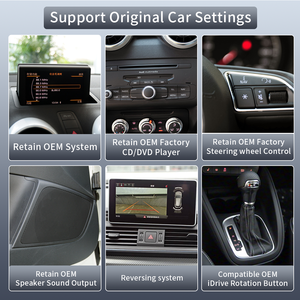 <span class=keywords><strong>Autoradio</strong></span> Linux 12,3 pouces pour Audi A1 2012-2018 8X Navigation GPS CarPlay sans fil Android Auto Lecteur multimédia - Product Image 3