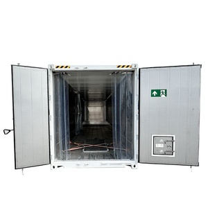 Conteneur frigorifique de 40 pieds avec ouverture latérale, 1 porte, 12 m de longueur, équipement Thermo King, avec trappe d'évacuation et rideau en PVC - Product Image 3