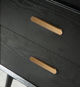 Modern Aluminum Polished Long Handles Cabinet <strong>Door</strong> Pull <strong>Knob</strong> for Wardrobe Cupboard Dresser - Product Image 5