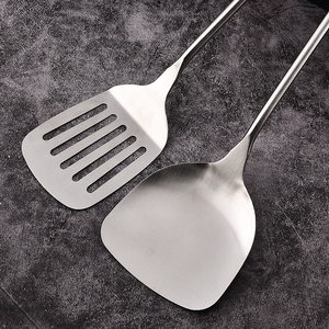 Goedkope Ontwerp Rvs Keukengerei Met Walnoot Houten Handvat Keukengerei Set - Product Image 6