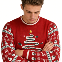 Pull de club 2026 Nouvelle collection – Pull décontracté unisexe à col rond, idéal pour toutes les occasions