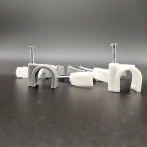 Alta Qualidade Nylon R-Type <span class=keywords><strong>Cable</strong></span> Clips Durable <span class=keywords><strong>Plastic</strong></span> Round <span class=keywords><strong>Cable</strong></span> Management Solution - Product Image 3