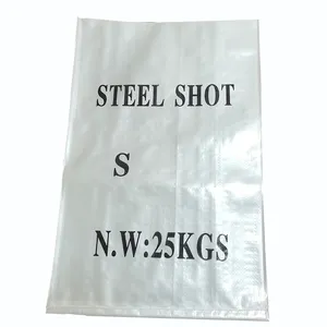 Free sample Factory Customized Bopp Laminated PP Polypropylene Woven Sacks for Steel Shot
