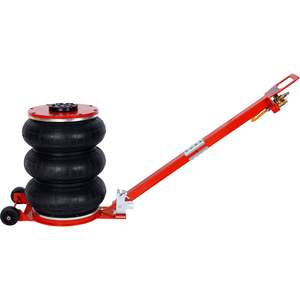 DB 5T Triple Bag Air Jack Pneumatic Jack with 3ton Capacity 11000lbs Lifting Easy-Collapsing Terrain Red Color - Product Image 1