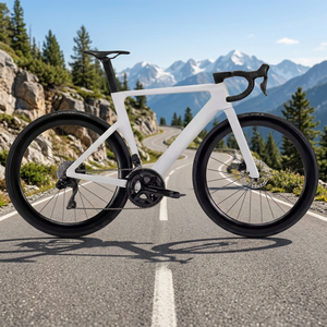 Nouveau vélo de montagne en fibre de carbone Di2 12 vitesses, suspension intégrale, roues en alliage d'aluminium, freins à disque hydrauliques, léger - Product Image 2
