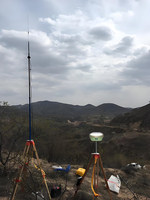 FOIF A60 Pro GNSS RTK Base dan Rover Profesional Dual-Frequency IP65 1408 Kanal GPS GLONASS GALILEO Instrumen Survei