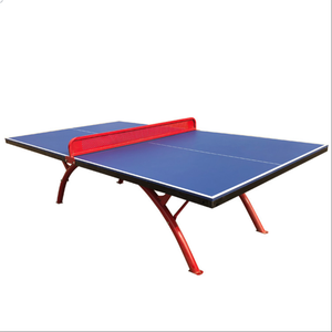 Mesa <span class=keywords><strong>de</strong></span> <span class=keywords><strong>Ping</strong></span> <span class=keywords><strong>Pong</strong></span> Plegable para Exteriores KJ, Estándar <span class=keywords><strong>de</strong></span> Competición Deportiva, Construcción Duradera <span class=keywords><strong>de</strong></span> Acero y MDF para Uso en Parques y Residencial - Product Image 1