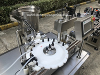 Machine de remplissage et de bouchage automatique pour flacons compte-gouttes d'huiles essentielles, machine de remplissage et de bouchage monobloc pour sérums de soin de la peau