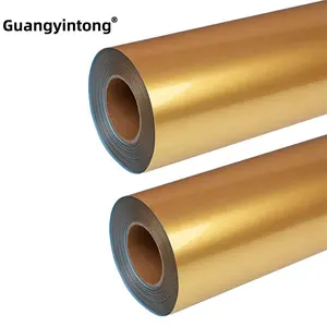 Guangyintong Soft Metal Easyweed Stretch Roll Transferência De Calor Em Tecido De Poliéster Em Sapatos