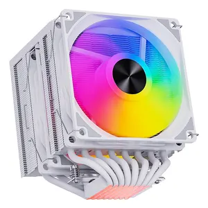 SNOWMAN Cpu Air Cooler 8 Heat Pipe 120mm Cpu Fan Colorful Led Light Custom Processor Cooling Fan For AM4 AM5 LGA1700 CPU Cooling