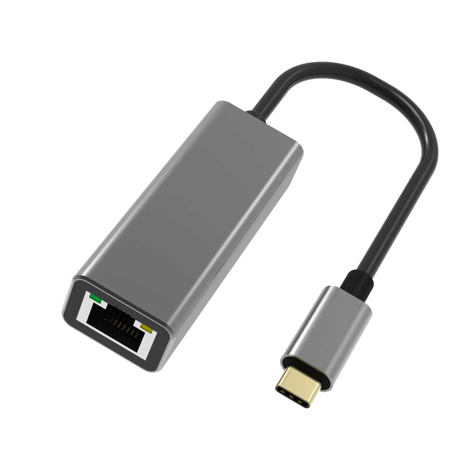 USB 3.0 Type-C Hub to RJ45 Connector Support 1000 Mbps Ethernet Adapter Multi-port Converter Aluminum alloy