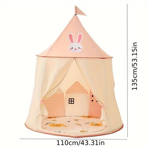 Tente yourte pour enfants d'intérieur, <span class=keywords><strong>château</strong></span> rose <span class=keywords><strong>de</strong></span> lapin, maison <span class=keywords><strong>de</strong></span> jeu pour enfants, maison <span class=keywords><strong>de</strong></span> jeu d'intérieur pour enfants, cadeau <span class=keywords><strong>de</strong></span> vacances - Product Image 2