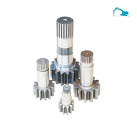 Piñón del Eje del Motor del Dispositivo de Giro para Miniexcavadora Huilian ZX17 IHI18 TB219 U17 U18 VIO, Pieza de Motor Hidráulico para Excavadora de Orugas