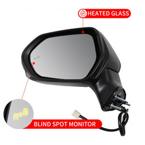 Выгодная цена! Новое улучшенное боковое зеркало с электроприводом, подогревом, функцией BSM и подсветкой для Toyota Camry 2018+ - Product Image 2