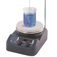 Lab MS-H280-Pro LED Digital Magnetic Hotplate Stirrer Perlindungan IP42 Kontrol Kecepatan 0.1% Pemanasan Maksimal 280C Sensor PT1000 3L