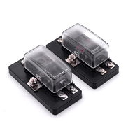 Bloc de fusibles pour voiture à éclairage LED Boîte à fusibles à lame automatique avec borne à connexion rapide
