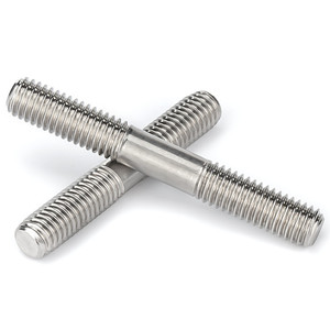 Offre Spéciale Prix Usine Vis à Double Extrémité en Acier Inoxydable 304, Filetées M6-M20, Diverses Tailles Métriques, Vis à Double Extrémité Simples - Product Image 5