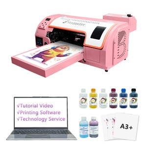 A3 dtf máy in Máy in 13 inch impresora dtf máy in với phim Cutter Trắng Mực lưu thông dễ dàng để sử dụng - Product Image 3