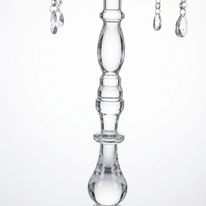Porte-bougie en <span class=keywords><strong>verre</strong></span> à 5 bras de designer avec cylindre en <span class=keywords><strong>cristal</strong></span> pour mariage ou décoration intérieure, élégant chandelier en <span class=keywords><strong>cristal</strong></span> pour centre de table 063 - Product Image 4
