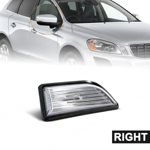 Luces Intermitentes Dinámicas para Espejos Retrovisores de Automóviles, Accesorio Directo de Fábrica para <span class=keywords><strong>Volvo</strong></span> <span class=keywords><strong>XC60</strong></span> 2009 2010 <span class=keywords><strong>2011</strong></span> 2012 2013 SIN BOMBILLA - Product Image 5