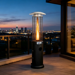 GB-WARM <span class=keywords><strong>Chauffage</strong></span> de <span class=keywords><strong>terrasse</strong></span> portable haute intensité au GPL en acier 11KW en forme de champignon pour <span class=keywords><strong>chauffage</strong></span> extérieur et utilisation en camping sur <span class=keywords><strong>terrasse</strong></span> et jardin - Product Image 1