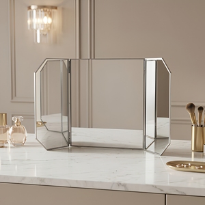 Wholesale Modern Foldable Tabletop Mirror With Metal Frame For <b>Dressing</b> <b>Table</b> Home Decoration - Product Image 1