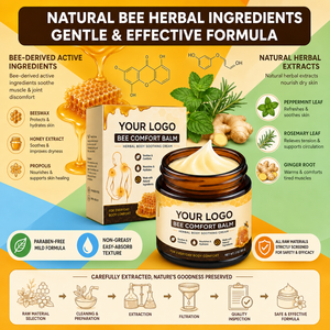Baume Apaisant Tendance aux Herbes pour le Confort Musculaire et Articulaire, Nourrissant pour la Peau, Ingrédient Miel Naturel, Baume Apaisant de l'Abeille - Product Image 4