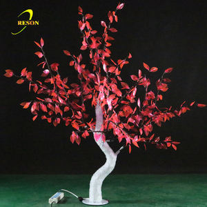 New Arrival PVC nhân tạo <span class=keywords><strong>LED</strong></span> Cherry Blossom <span class=keywords><strong>Tree</strong></span> đèn cho cảnh quan ngoài trời trang trí - Product Image 3