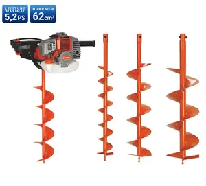 2 Stroke 100mm 150mm 200mm Drill Earth Auger 62cc