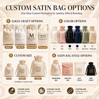 Pochette en satin à rabat avec étiquette tissée personnalisée, sac anti-poussière pour emballage de costumes et vêtements haut de gamme, OEM ODM, vente en gros et au détail, usage domestique