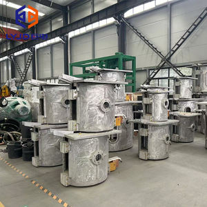 Fourneau de fusion à induction industriel de 100 kg à 20 tonnes, machine de fusion de ferraille et de fer avec plusieurs dispositifs de protection de sécurité - Product Image 5