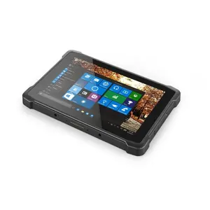 Tablet PC Industri Kasar 8 Inci dengan NFC 1D 2D Pemindai Kode Batang Tablet Android
