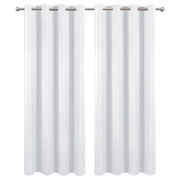 Rideaux occultants thermiques de luxe de 63 pouces avec œillets, de haute qualité, pour salon et hôtel, tissés pour assombrir la pièce
