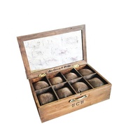 Antik Bambu Watch Dompet Kotak Kemasan