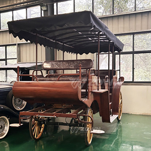 Voiture de tourisme électrique 2026, nouveau design, 4 roues, chariot de chevaux vintage pour parcs, stations balnéaires, mariages et événements - Product Image 4