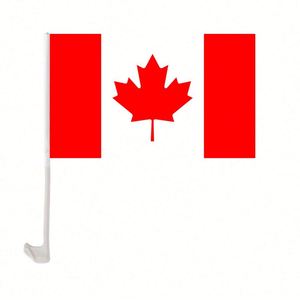 Cheap Price Canada Car Window <b>Flag</b> 12x18inch Custom Logo with High Material - Product Image 1